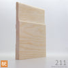 Plinthe en bois - 211 Minimaliste - 3/4 x 7-1/4 - Pin rouge sélect | Wood baseboard - 211 Minimalist - 3/4 x 7-1/4 - Select red pine