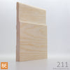 Plinthe en bois - 211 Minimaliste - 3/4 x 7-1/4 - Pin rouge sélect | Wood baseboard - 211 Minimalist - 3/4 x 7-1/4 - Select red pine