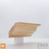 Corniche en bois - 2969 Doucine - 3/4 x 3-1/8 - Pin rouge sélect | Wood crown moulding - 2969 - 3/4 x 3-1/8 - Select red pine