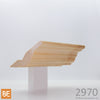 Corniche en bois - 2970 Moulure de tête Léo - 3/4 x 3-1/8 - Pin blanc jointé | Wood cabinet moulding - 2970 - 3/4 x 3-1/8 - Jointed white pine