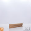 Petite moulure en bois - 311 - 7/32 x 1 - Chêne rouge | Small wood moulding - 311 - 7/32 x 1 - Red oak