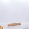 Petite moulure en bois - 40 - 5/16 x 11/16 - Chêne rouge | Small wood moulding - 40 - 5/16 x 11/16 - Red oak