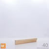 Petite moulure en bois - 40 - 5/16 x 11/16 - Pin rouge sélect | Small wood moulding - 40 - 5/16 x 11/16 - Select red pine