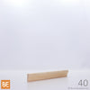 Petite moulure en bois - 40 - 5/16 x 11/16 - Pin rouge sélect | Small wood moulding - 40 - 5/16 x 11/16 - Select red pine