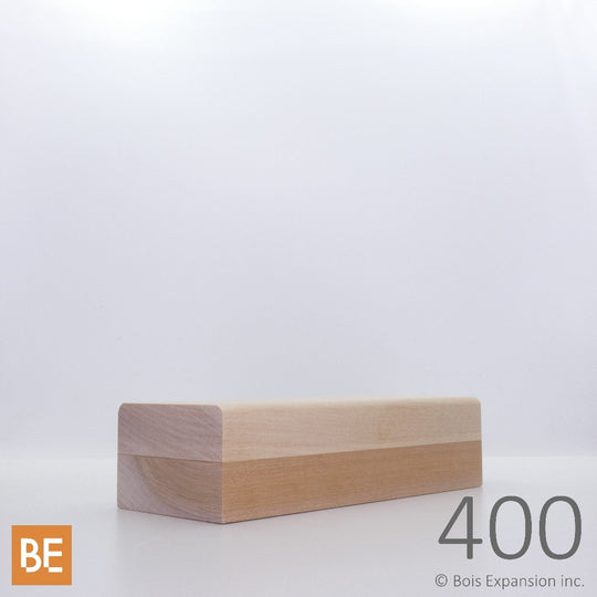 Main courante en bois - 400 Zen rectangulaire - 1-5/8" x 2-1/2"