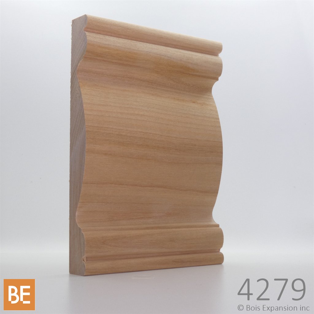 Cimaise en bois - 4279 Unie - 7/8 x 7 - Merisier | Wood chair rail - 4279 Plain - 7/8 x 7 - Yellow birch