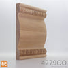 Cimaise en bois - 4279OO Oves et points - 7/8 x 7 - Merisier | Embossed wood chair rail - 4279OO Egg-and-dot - 7/8 x 7 - Yellow birch