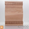 Cimaise en bois - 4279OO Oves et points - 7/8 x 7 - Merisier | Embossed wood chair rail - 4279OO Egg-and-dot - 7/8 x 7 - Yellow birch