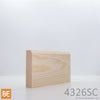 Cadrage en bois - 4326sc Zen - 3/4 x 3 - Pin rouge sélect | Wood casing - 4326sc Zen - 3/4 x 3 - Select red pine