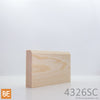 Cadrage en bois - 4326sc Zen - 3/4 x 3 - Pin rouge sélect | Wood casing - 4326sc Zen - 3/4 x 3 - Select red pine