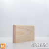 Cadrage en bois - 4326sc Zen - 3/4 x 3 - Pin rouge sélect | Wood casing - 4326sc Zen - 3/4 x 3 - Select red pine
