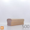 Main courante en bois - 500 Arrondie - 2-1/8" x 2-3/8" - Merisier | Wood handrail - 500 - Rounded - 2-1/8" x 2-3/8" - Yellow birch