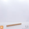 Petite moulure en bois - 53 - 3/16 x 3/8 - Chêne rouge | Small wood moulding - 53 - 3/16 x 3/8 - Red oak