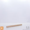 Petite moulure en bois - 53 - 3/16 x 3/8 - Merisier | Small wood moulding - 53 - 3/16 x 3/8 - Yellow birch