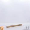 Petite moulure en bois - 53 - 3/16 x 3/8 - Peuplier jaune américain | Small wood moulding - 53 - 3/16 x 3/8 - American yellow poplar