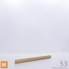 Petite moulure en bois - 53 - 3/16 x 3/8 - Peuplier jaune américain | Small wood moulding - 53 - 3/16 x 3/8 - American yellow poplar