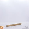 Petite moulure en bois - 53 - 3/16 x 3/8 - Peuplier jaune américain | Small wood moulding - 53 - 3/16 x 3/8 - American yellow poplar
