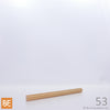 Petite moulure en bois - 53 - 3/16 x 3/8 - Pin rouge sélect | Small wood moulding - 53 - 3/16 x 3/8 - Select red pine