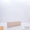Petite moulure en bois - 589 - 3/8 x 1-1/4 - Érable | Small wood moulding - 589 - 3/8 x 1-1/4 - Maple