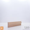 Petite moulure en bois - 589 - 3/8 x 1-1/4 - Merisier | Small wood moulding - 589 - 3/8 x 1-1/4 - Yellow birch