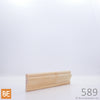 Petite moulure en bois - 589 - 3/8 x 1-1/4 - Pin blanc jointé | Small wood moulding - 589 - 3/8 x 1-1/4 - Jointed white pine