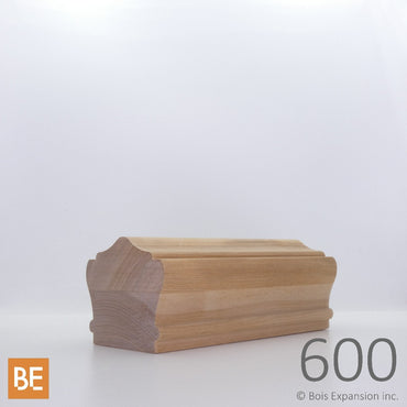 Main courante en bois - 600 Détaillée - 2-1/2