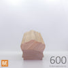 Main courante en bois - 600 Détaillée - 2-1/2" x 2-7/8" - Merisier | Wood handrail - 600 Detailed - 2-1/2" x 2-7/8" - Yellow birch