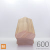 Main courante en bois - 600 Détaillée - 2-1/2" x 2-7/8" - Merisier | Wood handrail - 600 Detailed - 2-1/2" x 2-7/8" - Yellow birch