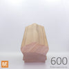 Main courante en bois - 600 Détaillée - 2-1/2" x 2-7/8" - Merisier | Wood handrail - 600 Detailed - 2-1/2" x 2-7/8" - Yellow birch