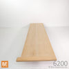 Marche en bois - 6200 Nez arrondi - 1-1/16 x 10-1/2 - Chêne rouge | Wood stair tread - 6200 Rounded bullnose - 1-1/16 x 10-1/2 - Red oak