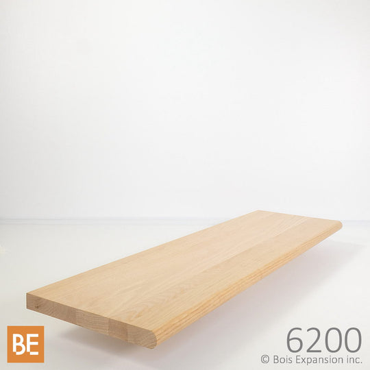 Marche en bois - 6200 Nez arrondi, demi-rond - 1-1/16" x 10-1/2"