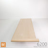 Marche en bois - 6200 Nez arrondi - 1-1/16 x 10-1/2 - Érable | Wood stair tread - 6200 Rounded bullnose - 1-1/16 x 10-1/2 - Maple