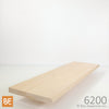 Marche en bois - 6200 Nez arrondi - 1-1/16 x 10-1/2 - Érable | Wood stair tread - 6200 Rounded bullnose - 1-1/16 x 10-1/2 - Maple