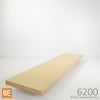 Marche en particules de bois - 6200 Nez arrondi - 1-1/8 x 11 - Bois aggloméré brut | Presswood stair tread - 6200 Rounded bullnose - 1-1/8 x 11 - Unfinished