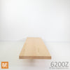 Marche en bois - 6200Z Nez zen, rayons 1/8" - 1-1/16 x 10-1/2 - Chêne rouge | Wood stair tread - 6200Z Square bullnose, 1/8" radius - 1-1/16 x 10-1/2 - Red oak