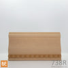 Cimaise en fibre de bois - 738R Chapelet - 5/8 x 3-1/4 - MDF embossé | Embossed MDF chair rail - 738R Rosary - 5/8 x 3-1/4 - Fiberboard