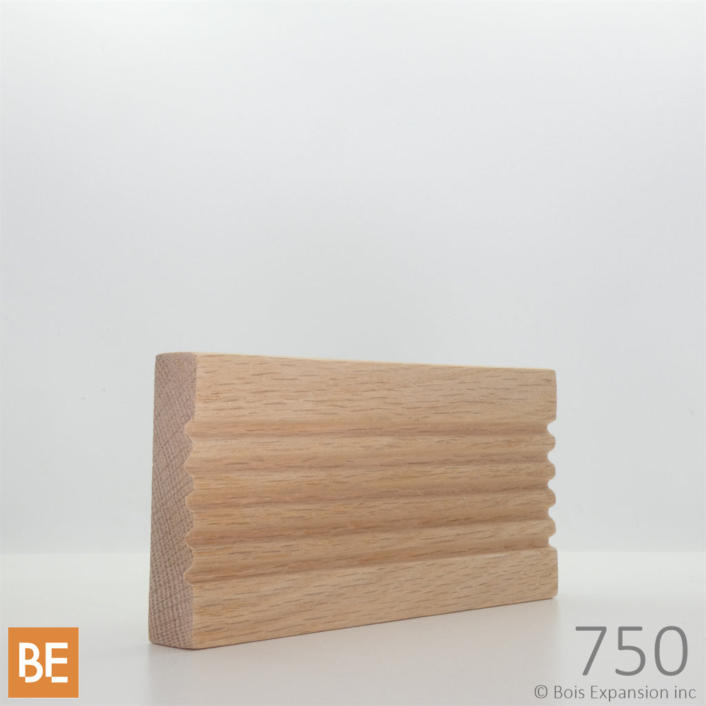Cadrage en bois - 750 Baguettes - 3/4 x 3 - Chêne rouge | Wood casing - 750 Beads - 3/4 x 3 - Red oak