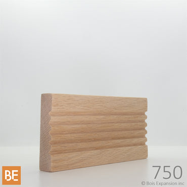 Cadrage en bois - 750 Baguettes - 3/4 x 3 - Chêne rouge | Wood casing - 750 Beads - 3/4 x 3 - Red oak