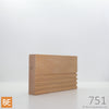 Cache-lumière en bois - 751 Rainures- 3/4 x 3 - Chêne rouge | Wood light moulding - 751 Grooves - 3/4 x 3 - Red oak