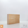 Cache-lumière en bois - 751 Rainures- 3/4 x 3 - Pin blanc jointé | Wood light moulding - 751 Grooves - 3/4 x 3 - Jointed white pine