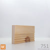 Cache-lumière en bois - 751 Rainures- 3/4 x 3 - Pin blanc noueux | Wood light moulding - 751 Grooves - 3/4 x 3 - Knotty white pine