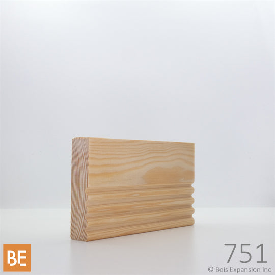 Cache-lumière en bois - 751 Rainures - 3/4" x 3"