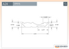 Corniche en bois - A24 - 13/16 x 4-1/4 - Dessin technique | Wood crown moulding - A24 - 13/16 x 4-1/4 - Technical drawing