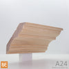 Corniche en bois - A24 - 13/16 x 4-1/4 - Merisier | Wood crown moulding - A24 - 13/16 x 4-1/4 - Yellow birch