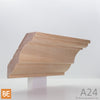 Corniche en bois - A24 - 13/16 x 4-1/4 - Merisier | Wood crown moulding - A24 - 13/16 x 4-1/4 - Yellow birch