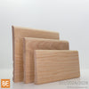 Cadrage et plinthes en bois - 101, 202A et 202B  - Chêne rouge | Wood casing and baseboards - 101, 202A and 202B - Red Oak