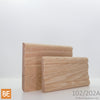 Cadrage et plinthe en bois - 102 and 202A  - Chêne rouge | Wood casing and baseboard - 102 and 202A - Red Oak