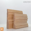 Cadrage et plinthe en bois - 104 et 204 - Chêne rouge | Wood casing and baseboard - 104 and 204 - Red Oak