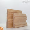 Cadrage et plinthe en bois - 104 et 204 - Chêne rouge | Wood casing and baseboard - 104 and 204 - Red Oak