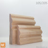 Cadrage et plinthe en bois - 105 et 205 - Merisier | Wood casing and baseboard - 105 and 205 - Yellow birch